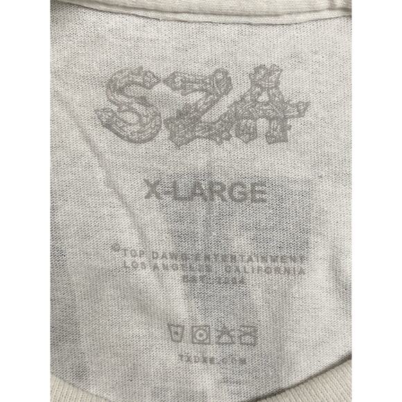 SZA SOS Tour Hockey Jersey Style Long Sleeve Size XL Tee 2023 TDE T Shirt NWOT - Picture 7 of 9